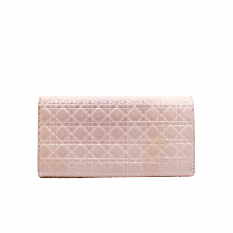 woc chain bag  patent pink phw - L'UXE LINK