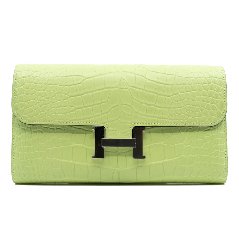 constance to go crocodile R9 jaune bourgeon phw Z stamp - L'UXE LINK