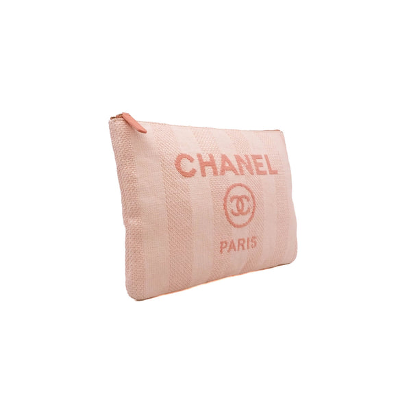 deauville clutch in fabric pink seri 29