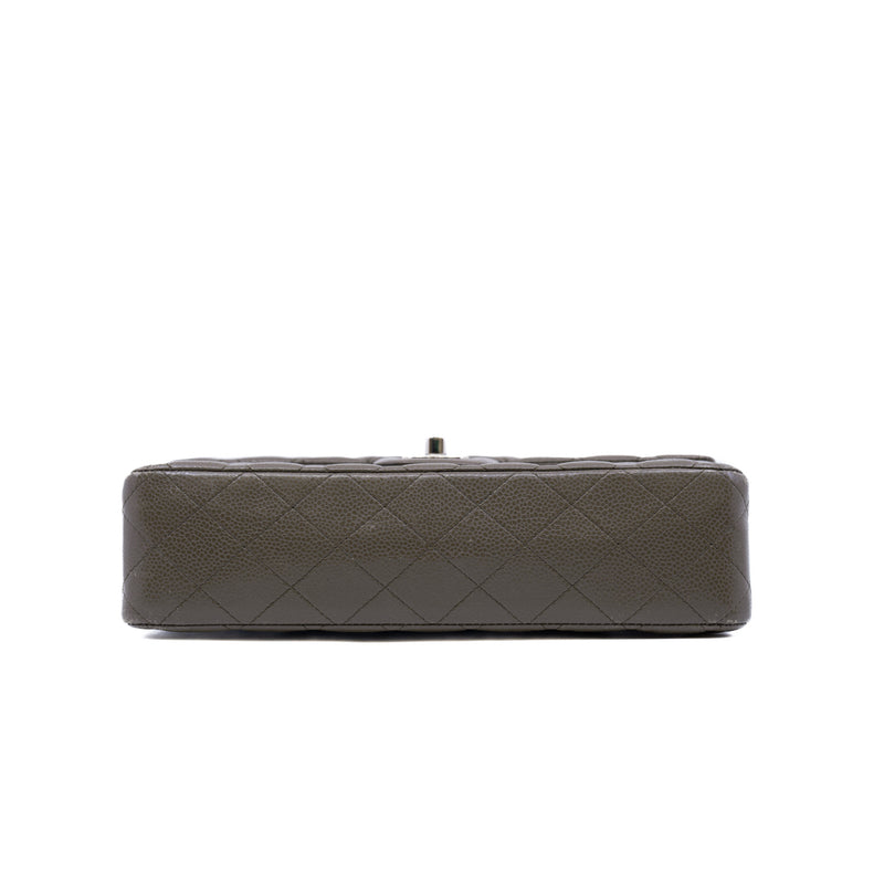 cf medium size caviar skin dark grey seri16