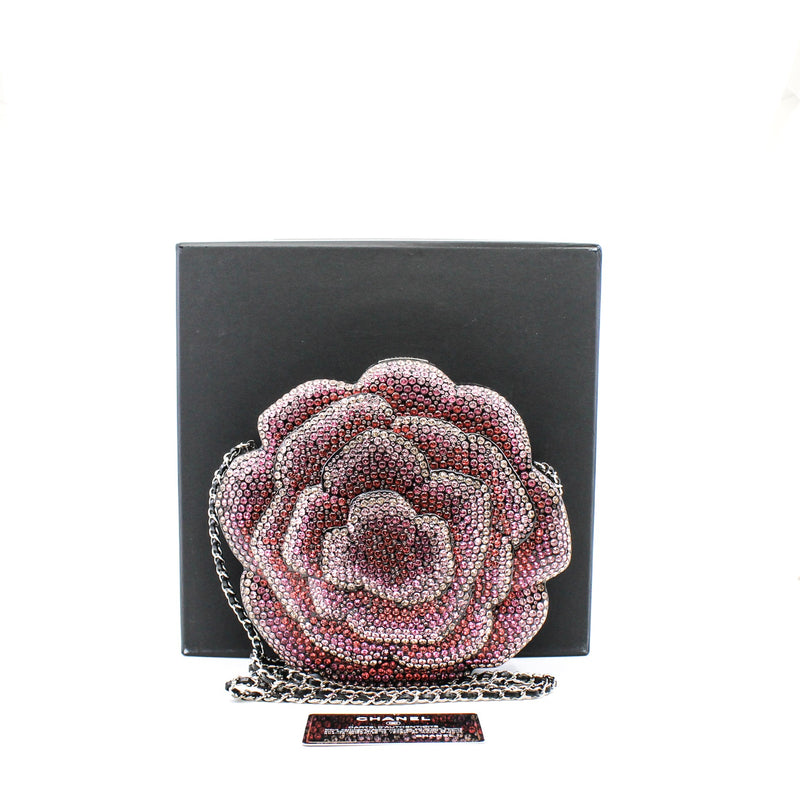 flower diamonds side chain bag - L'UXE LINK