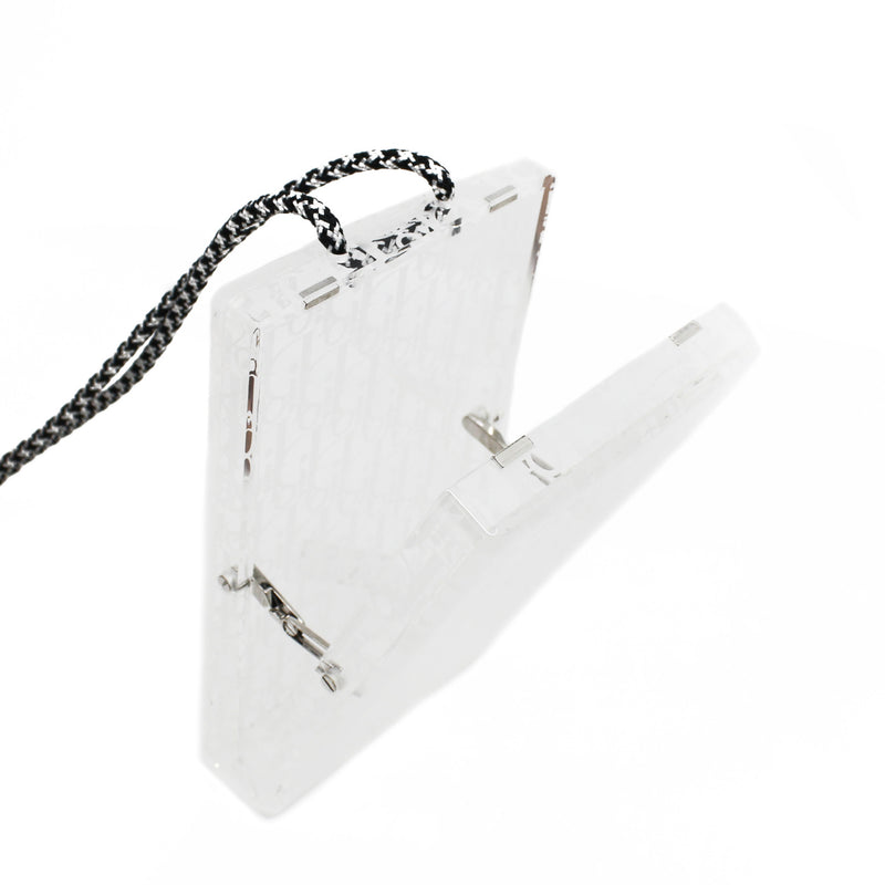 pvc box bag in white - L'UXE LINK