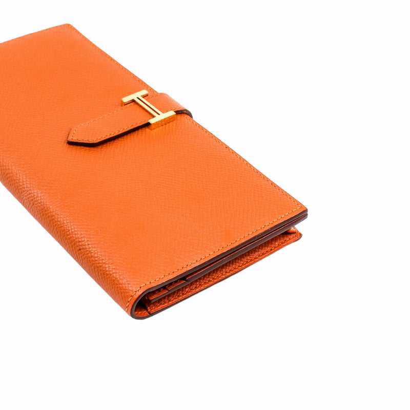bearn wallet epsom orange ghw - L'UXE LINK