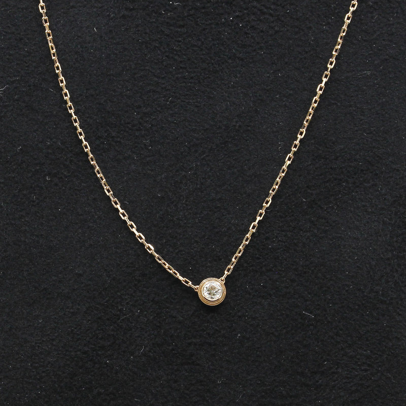necklace yg one diamond dutxxx - L'UXE LINK
