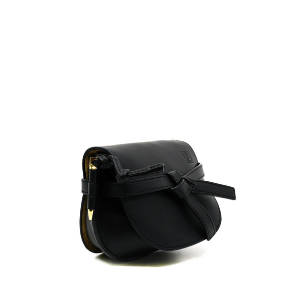 gate mini black calf skin - L'UXE LINK