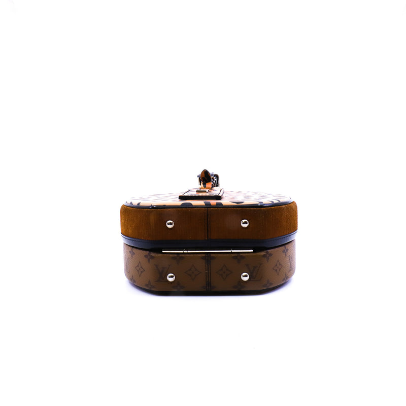 Petite Boite Chapeau in monogram/leopard print - L'UXE LINK