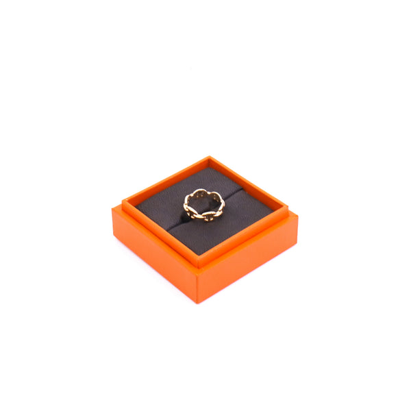 chaine d'ancre ring in 18k rg # 52  19G06xxx - L'UXE LINK