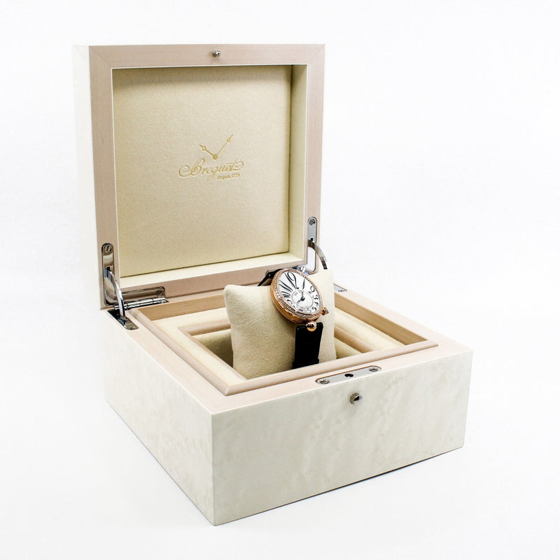 Reine De Naples diamond mix 18k rg with black CCD band - L'UXE LINK