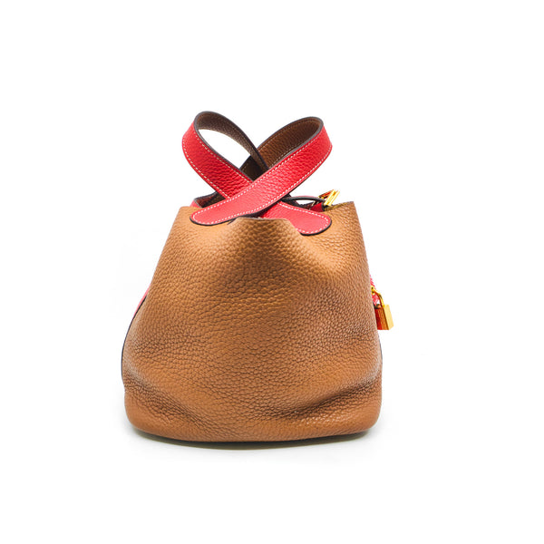picotin 18 in tc gold/red phw D stamp - L'UXE LINK