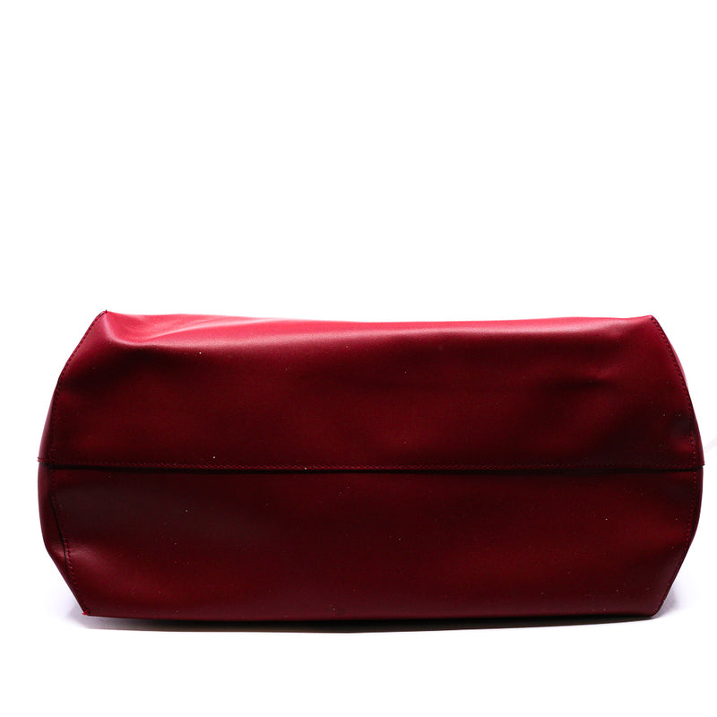 large red monster snake eyes tote - L'UXE LINK