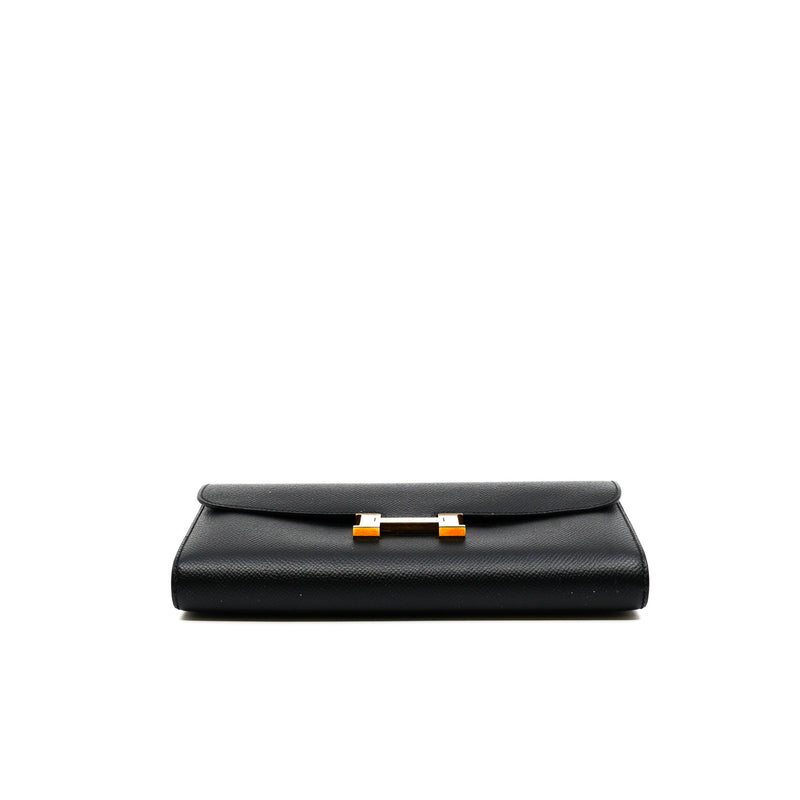 constance long wallet in epsom black ghw A stamp - L'UXE LINK