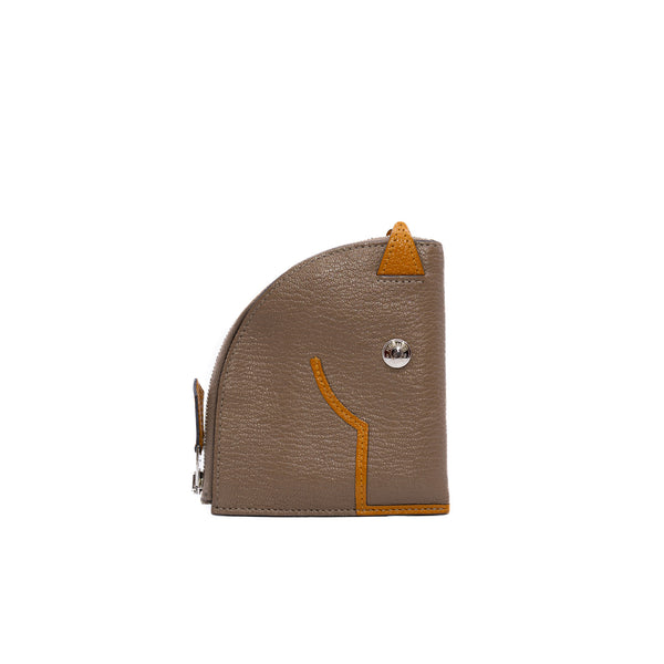 rino zippy coin purse in goat etoupe phw - L'UXE LINK