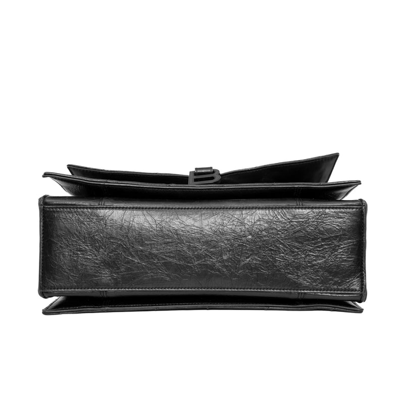 crush small chain bag quilted in black - L'UXE LINK