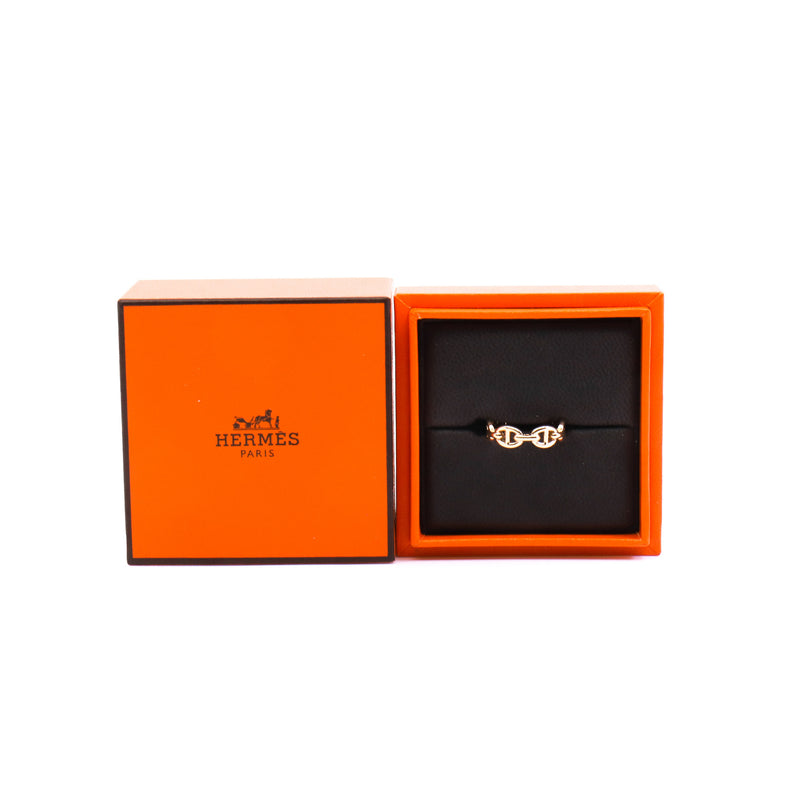 chaine d'ancre ring in 18k rg # 52  19G06xxx - L'UXE LINK