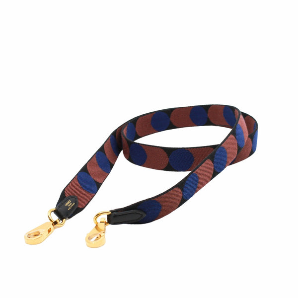 strap blue almond and black dots - L'UXE LINK