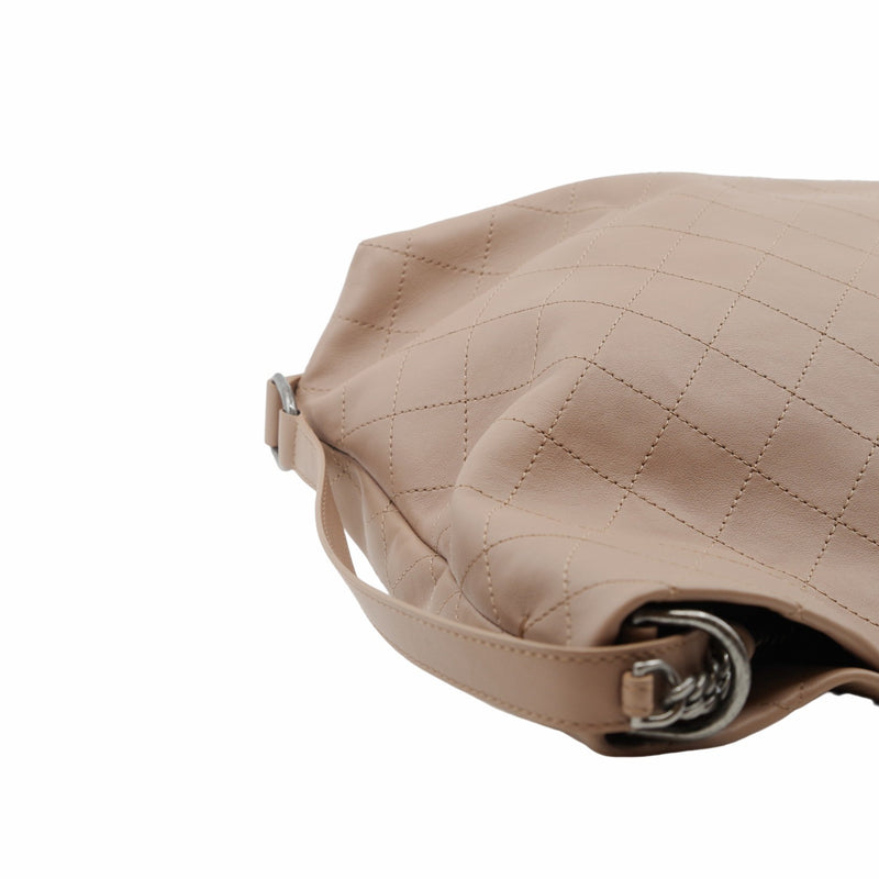tote beige grey leather  Serial  24 - L'UXE LINK