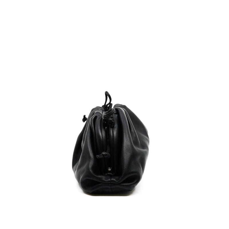 mini pouch in leather black - L'UXE LINK