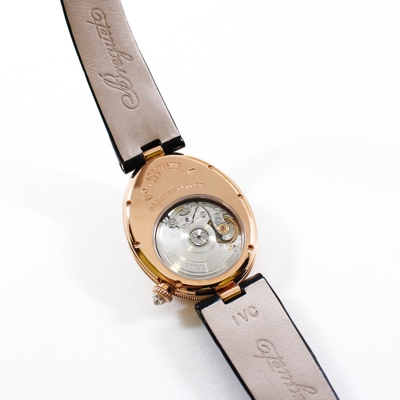 Reine De Naples diamond mix 18k rg with black CCD band - L'UXE LINK