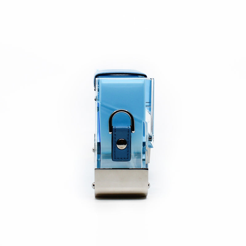 mini baguette trunk with strap blue phw rrp 6900 - L'UXE LINK