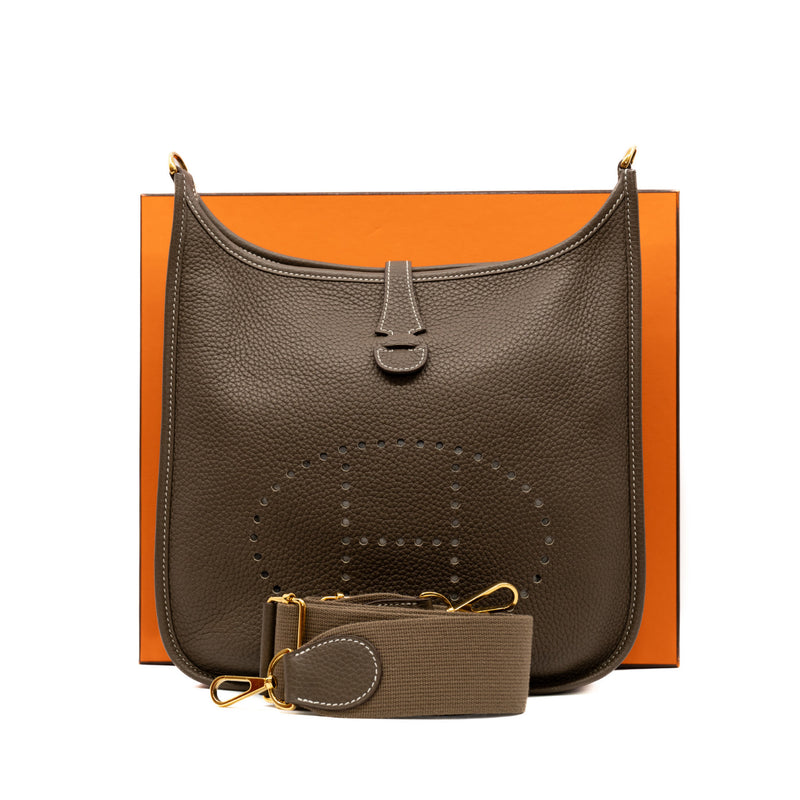 Evelyn 29cm tc etoupe ghw y stamp - L'UXE LINK