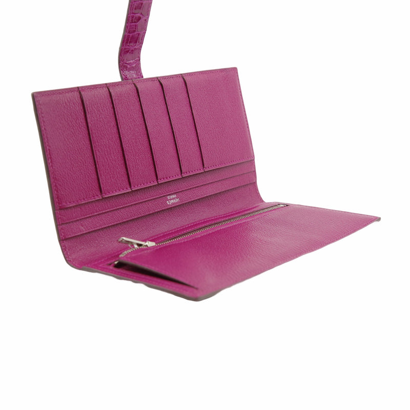 bearn wallet ostrich pink phw - L'UXE LINK