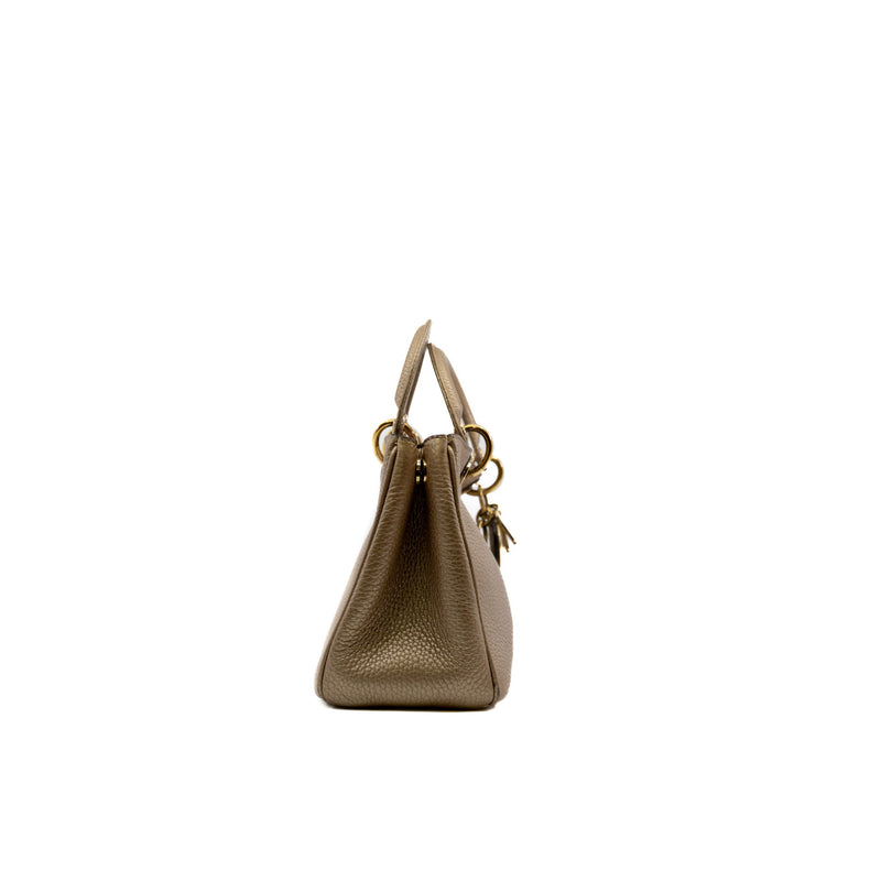 mini issimo in leather gold ghw - L'UXE LINK