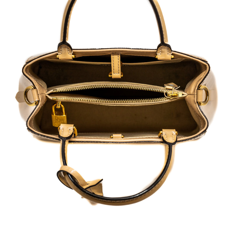 montaigne BB in patent beige ghw - L'UXE LINK