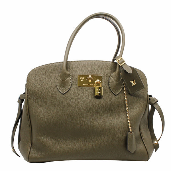 tote green with strap ghw - L'UXE LINK