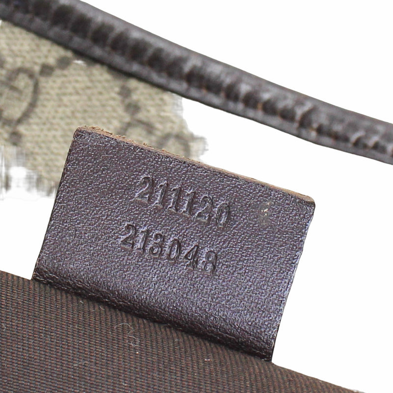GG Supreme tote medium brown - L'UXE LINK