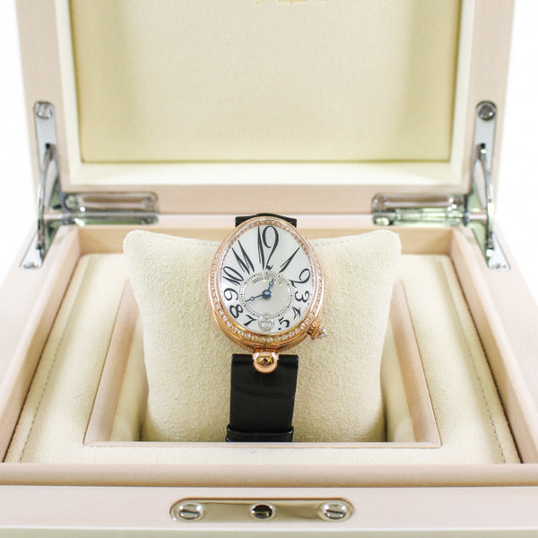 Reine De Naples diamond mix 18k rg with black CCD band - L'UXE LINK