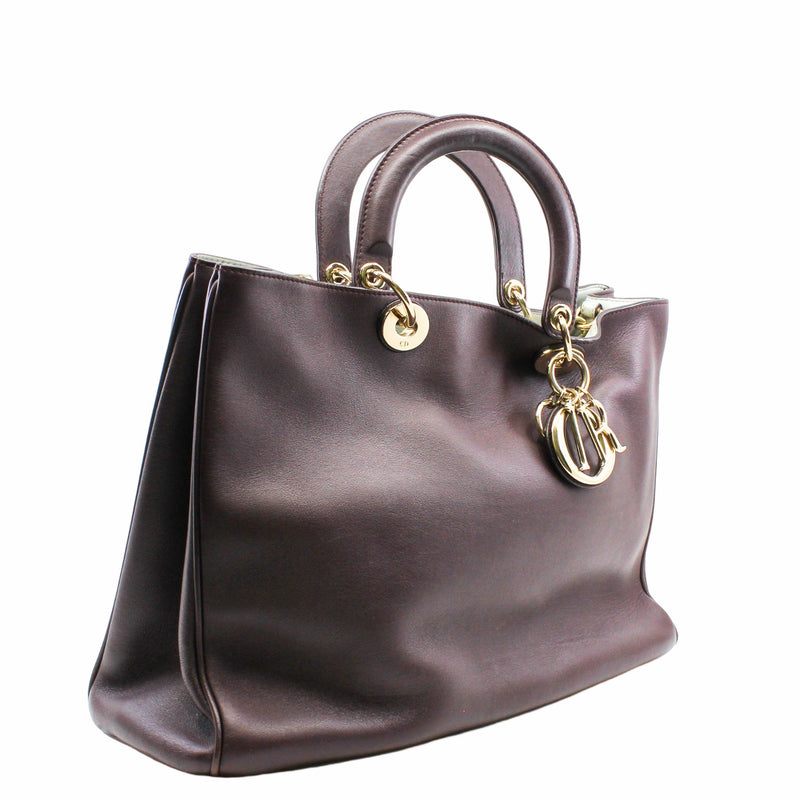 dior vip issimo large brown ghw