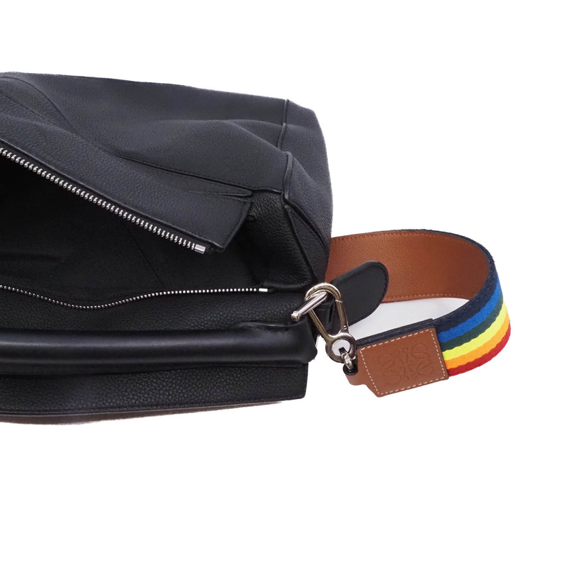 large puzzle in calfskin black phw - L'UXE LINK
