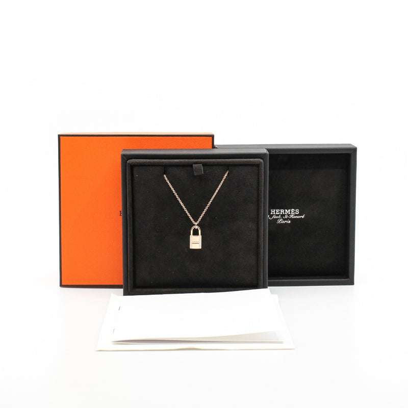 H lock diamond rghw necklace - L'UXE LINK