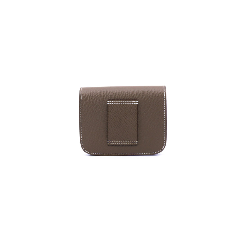 constance slim epsom etoupe ghw u stamp - L'UXE LINK