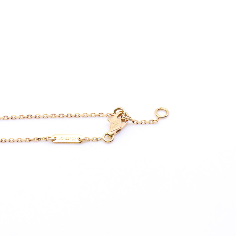 alhambra one motif bracelet in red 18k rg