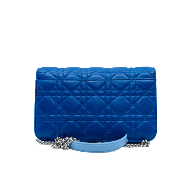 new lock woc in lambskin blue phw 2015