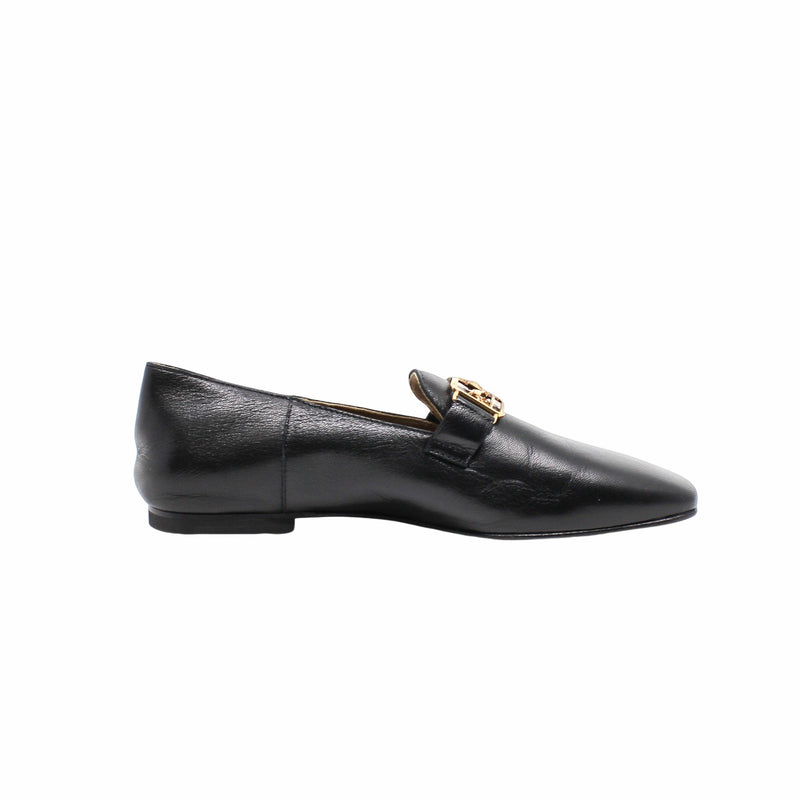 mocassine time black gold buckle #35