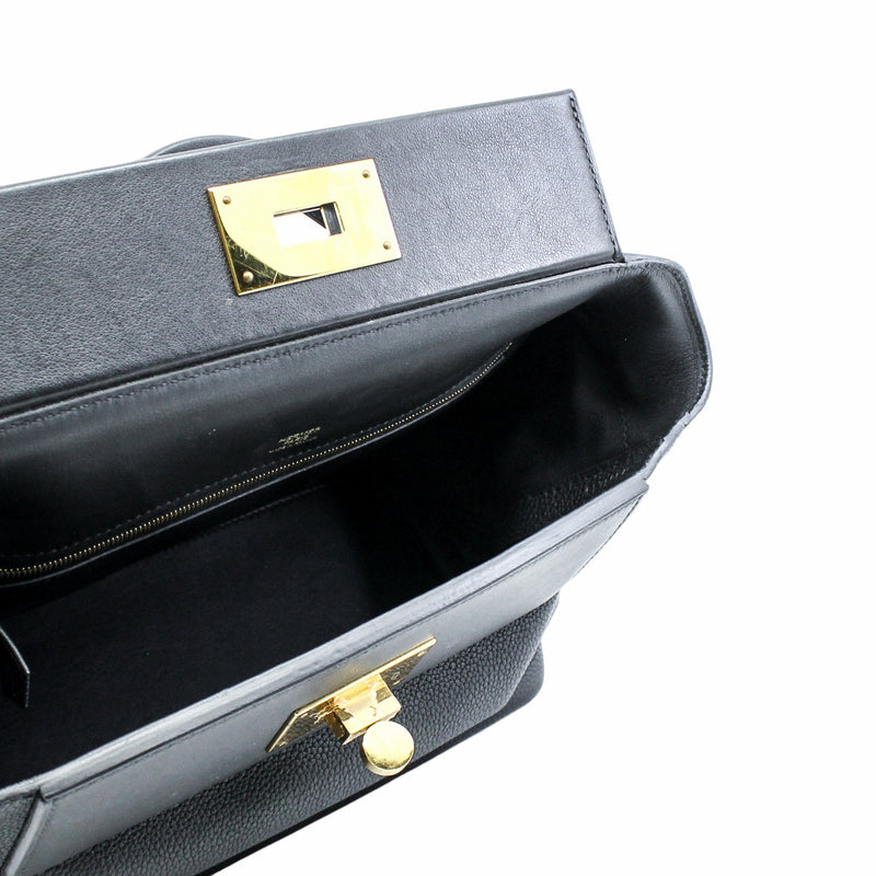 2424 small tc leather black ghw