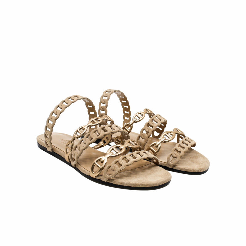 sandle farandole beige #35 - L'UXE LINK