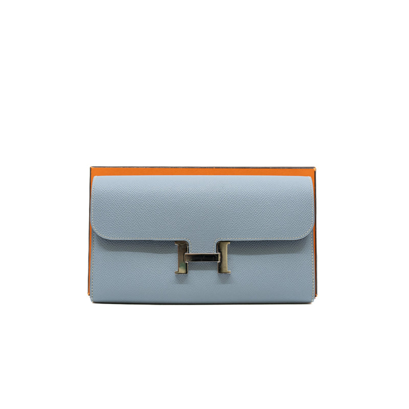 constance long wallet in blue phw p stamp