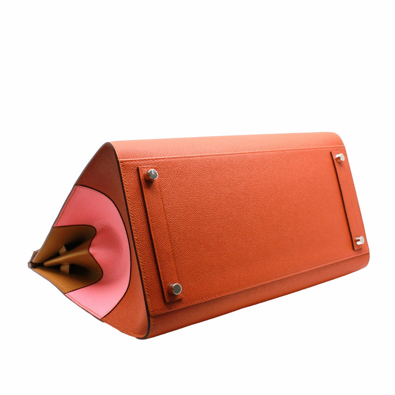 birkin 35 SILLIER espom AA line rainbow in lime/sesame/confetti/terre bat Y STAMP  PHW - L'UXE LINK