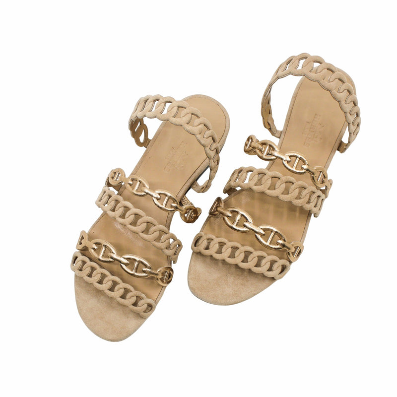 sandle farandole beige #35 - L'UXE LINK