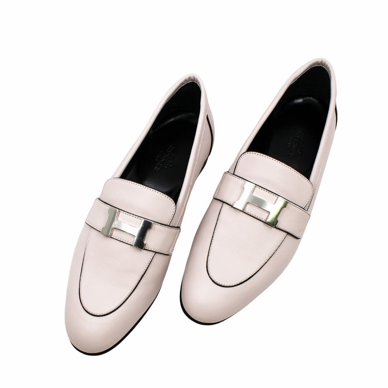femme loafer pink with phw buckle #38 - L'UXE LINK