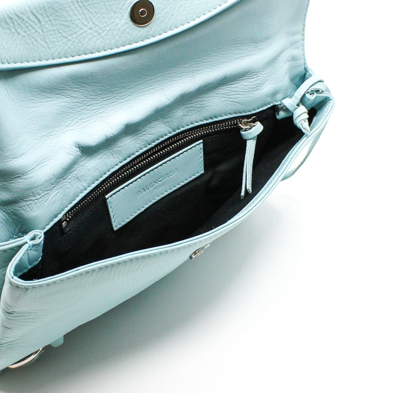 hand bag light blue phw - L'UXE LINK