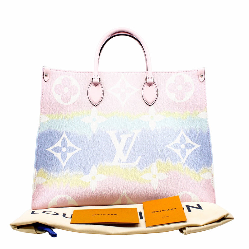 LOUIS VUITTON M45119 ONTHEGO GM PASTEL COLOUR TOTE BAG