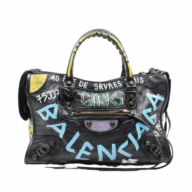 city new medium with stamp black phw - L'UXE LINK
