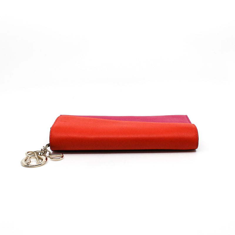 wallet on chain orange red and pink ghw - L'UXE LINK