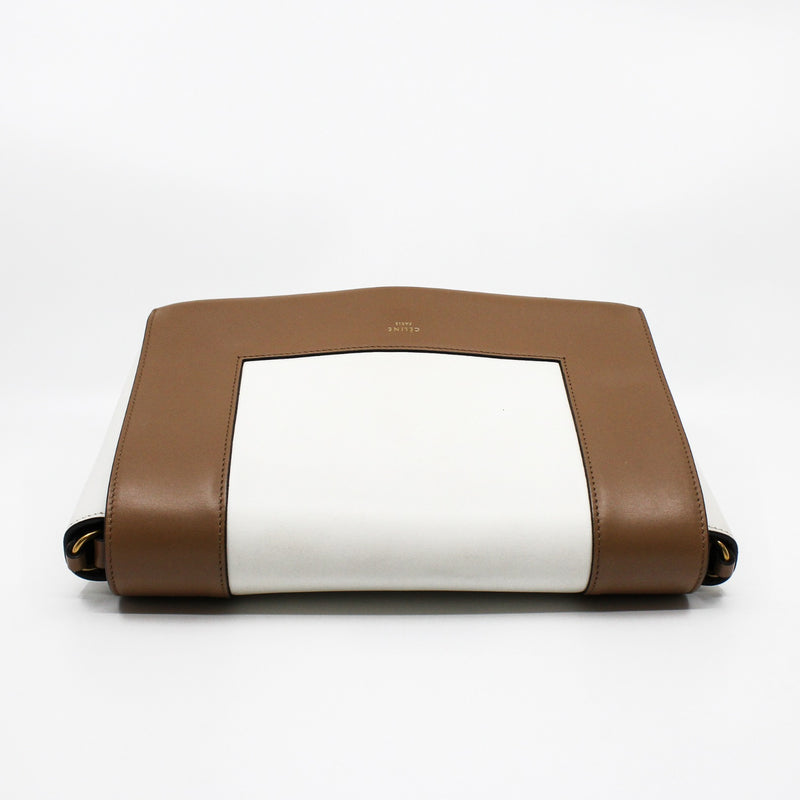 frame white with brown