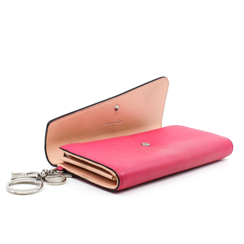 long flap wallet rose pink orange phw