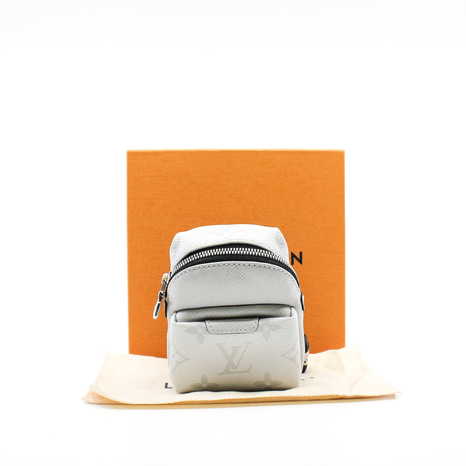 Discovery Backpack Charm light gray phw rrp1260 – L'UXE LINK Discovery Backpack Charm light gray phw rrp1260 – L'UXE LINK